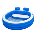 Bestway Aufblasbare Familienpool 231x219x79 +6 Jahre Garten 54422