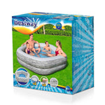 Bestway Aufblasbares Familienpool 213x206x53 cm +6 Jahre Garten 54423
