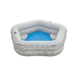 Bestway Aufblasbares Familienpool 213x206x53 cm +6 Jahre Garten 54423