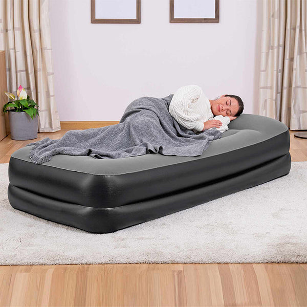 Bestway Einzelbett mit Motor 191x97x46 cm Aufblasbar und Camping 67401