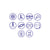 Bestway Set Maske und Schlauch Kinder Anatomischer Riemen +3 Jahre Strand und Pool 24059