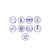 Bestway Set Kindermaske und -Schlauch anatomisches Band Sortierte Farben +3 Jahre Strand und Pool 24023