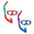 Bestway Set Maske und Rohr Junior Absperrventil Farbmischung +7 Jahre Strand und Pool 24025