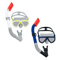 Bestway Set Maske und Schlauch Junior Anatomischer Riemen Farbmix +7 Jahre Strand und Pool 24035