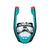 Bestway Set Maske und Schlauch Kinder Anatomischer Gurt Sortierte Farben +3 Jahre Strand und Pool 24036