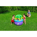 Bestway Lernspiel-Tisch aufblasbar 76x76x88 cm +18 Monate Innen- und Garten 52573