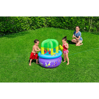 Bestway Lernspiel-Tisch aufblasbar 76x76x88 cm +18 Monate Innen- und Garten 52573