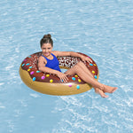 Bestway Aufblasbarer Donut-Float Verschiedene Farben D107 cm +12 Jahre Strand und Pool 36118