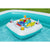 Bestway Aufblasbares Kinderbecken 2 Kammern Family Schwimmtafel 218x218x48 cm +6 Jahre