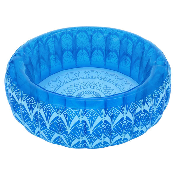 Bestway Aufblasbare Pool Extra Stabil Blau Bohemio 168x53 cm +6 Jahre Garten 54479