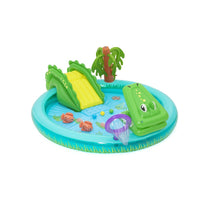 Bestway Aufblasbares Spielzeugbecken Krokodil 224x181x72 cm +2 Jahre Garten 53166