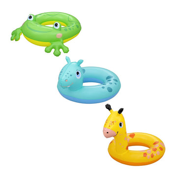 Bestway Aufblasbarer Tierflotter, bunt, 64x60/68x66/73,5x66 cm, 3-6 Jahre, Strand/Pool 36464