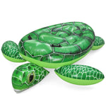 Bestway Aufblasbare Schildkröte mit Griffen 150x145 cm +3 Jahre Strand Pool 41524