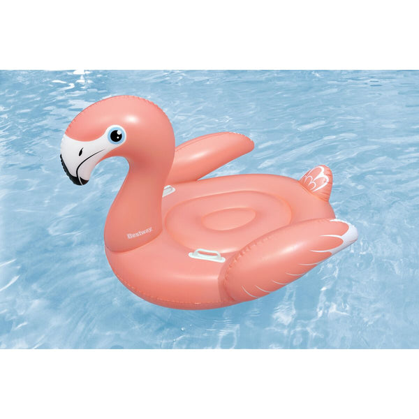 Bestway Aufblasbare Flamingo mit Griffen 168x120 cm +3 Jahre Strand und Pool 41526