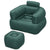 Bestway Sessel Aufblasbar mit Fußstütze Farbwahl 107x99x80/48x48x36 cm Innen 75137