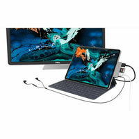 Hub USB Targus HD319E Grau