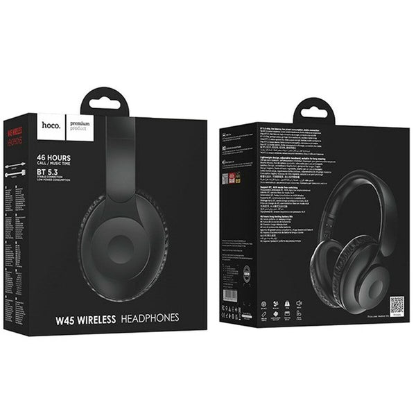Bluetooth-Kopfhörer Hoco W45 Enjoy Schwarz