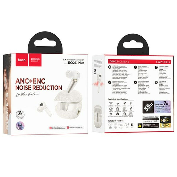 Kabellose Kopfhörer mit Ladebox Hoco EQ23 PLUS II Weiß