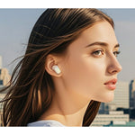 Kabellose Kopfhörer mit Ladebox Hoco EQ20 Rhyme Weiß