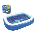 Aufblasbarer Pool Bestway 60202-54177 778 L (262 x 175 x 51 cm) Weiß Vinyl