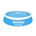 Bestway Aufblasbares Schwimmbecken für Erwachsene Ring 183x51 cm Garten 57392