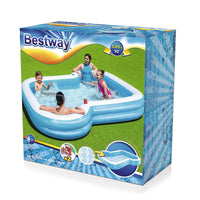 Bestway Aufblasbares Pool 2 Kammern Family 305x274x46 cm +3 Jahre Garten 54321