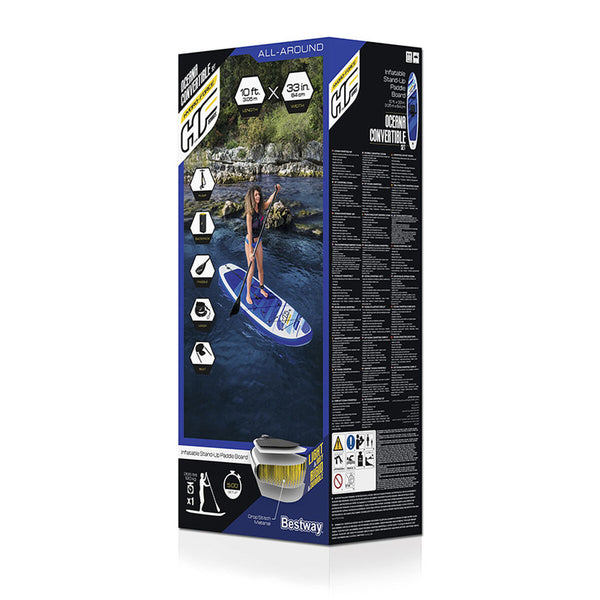 Bestway Paddle Surf Board Umwandelbar Hidro-Force 305x84x12cm Freizeit 65350