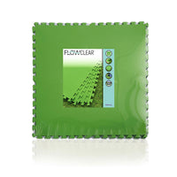 Bestway Poolboden Foam Grün 9 Stücke 78x78 cm Garten 58636