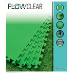 Bestway Poolboden Foam Grün 9 Stücke 78x78 cm Garten 58636
