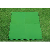 Bestway Poolboden Foam Grün 9 Stücke 78x78 cm Garten 58636