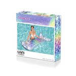 Bestway Luftmatratze Irideszierende Meerjungfrau 193x101 cm Strand und Pool 43413