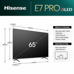 Smart TV Hisense 65E7NQ 65" 4K Ultra HD LED HDR QLED (Restauriert A)