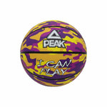 Basketball Peak Peak Camo Ball Gelb Lila (Größe 5)