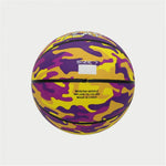 Basketball Peak Peak Camo Ball Gelb Lila (Größe 5)