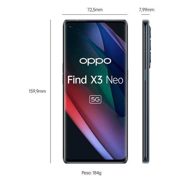 Smartphone Oppo Find X3 Neo 6,55" Snapdragon 865 Schwarz 12 GB RAM 256 GB