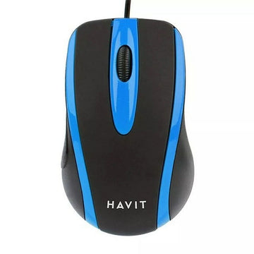Gaming Maus Havit HV-MS753 Blau Schwarz gedruckt