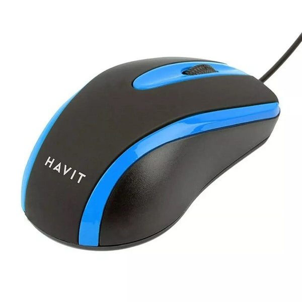 Gaming Maus Havit HV-MS753 Blau Schwarz gedruckt