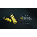 Akkus Nitecore NT-NL1840HP 4000 mAh 3,6 V 18650