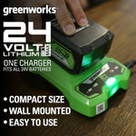 Wiederaufladbare Lithiumbatterie Greenworks 2932407 220-240 V