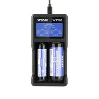 Batterieladegerät Xtar VC2 Litio Ion Batterien x 2