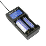 Batterieladegerät Xtar VC2 Litio Ion Batterien x 2