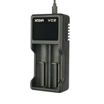 Batterieladegerät Xtar VC2 Litio Ion Batterien x 2