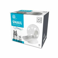 Trinkbrunnen MPETS Snail Weiß 2,8 L