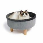 Katzenbett MPETS ROUND Grau 47 x 47 x 26 cm