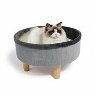 Katzenbett MPETS ROUND Grau 47 x 47 x 26 cm