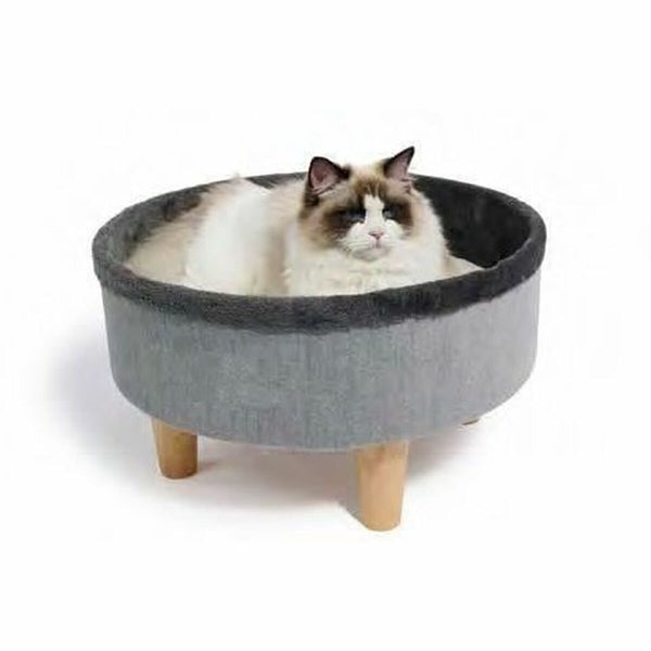 Katzenbett MPETS ROUND Grau 47 x 47 x 26 cm