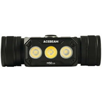 LED-Kopf-Taschenlampe Acebeam H50 2.0 Schwarz Orange