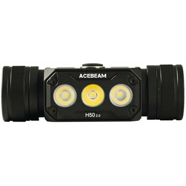 LED-Kopf-Taschenlampe Acebeam H50 2.0 Schwarz Orange