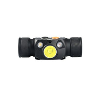LED-Kopf-Taschenlampe Acebeam H30 R+UV 6500K Schwarz Orange 4000 Lm