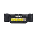 LED-Kopf-Taschenlampe Acebeam H35 Schwarz Orange 10 lm